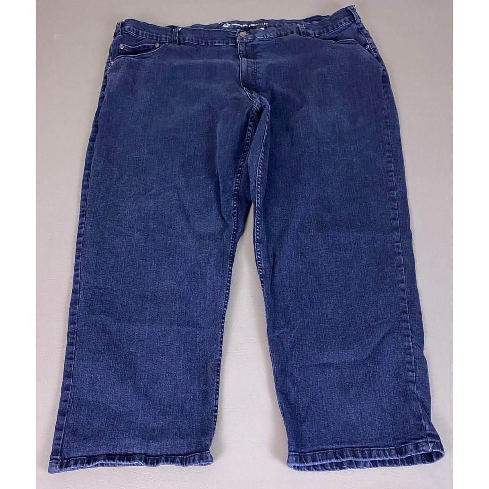 Harbor Bay Jeans Men's Size 50x28 (50x30 tag) Relaxed Fit Blue Dark Wash Stretch